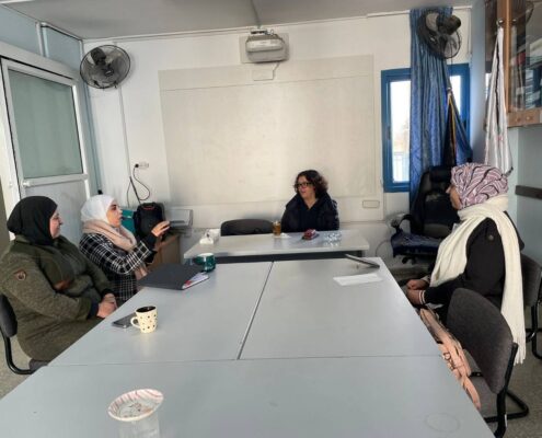 زيارة متابعة ممثلة مؤسسة HATUD لمشروع الصحة النفسية والإنجابية زيارة متابعة ممثلة مؤسسة HATUD لمشروع الصحة النفسية والإنجابية